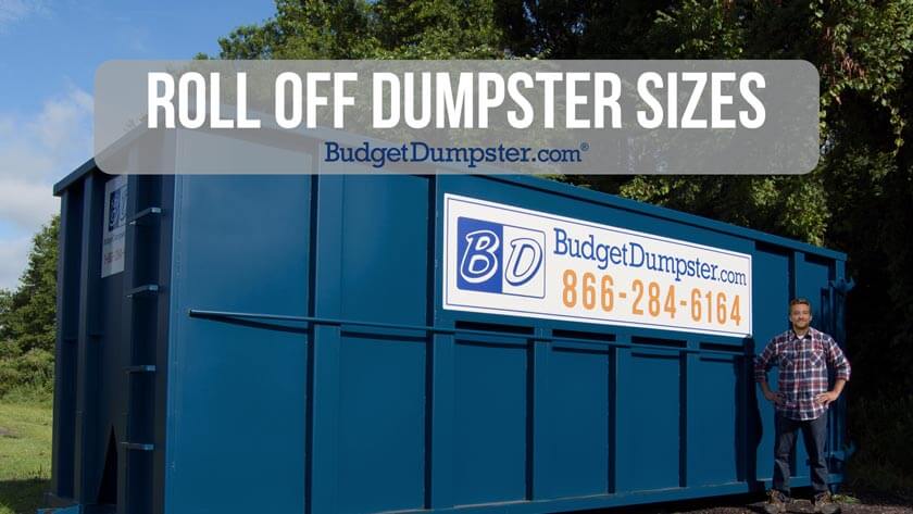 Roll Off Dumpster Rentals Budget Dumpster